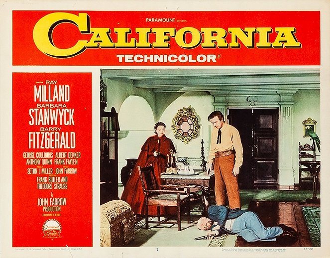 California - Lobby Cards - Barbara Stanwyck, Ray Milland