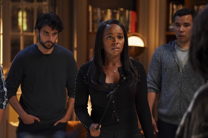 How to Get Away with Murder - Season 6 - Ich vergebe mir - Filmfotos - Jack Falahee, Aja Naomi King, Conrad Ricamora