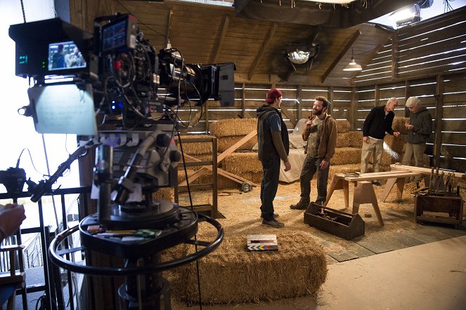 The Ranch - Le Bon Vieux Temps - Tournage - Ashton Kutcher, Danny Masterson