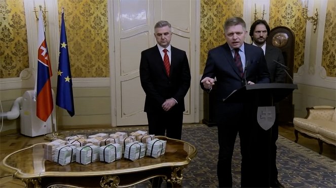 Ukradený stát - Z filmu - Tibor Gašpar, Robert Fico, Robert Kaliňák