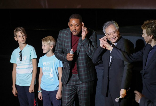 Géminis - Eventos - "Gemini Man" Budapest fan screening, at Cinema City Arena on September 25, 2019 in Budapest, Hungary - Will Smith, Ang Lee, Jerry Bruckheimer