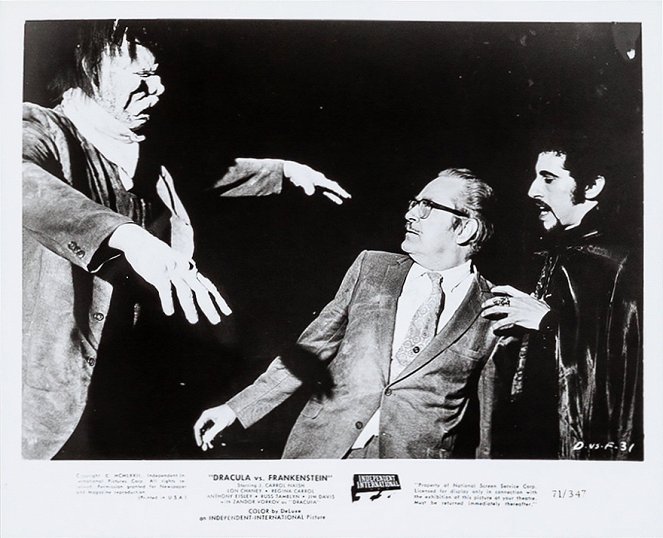 Dracula vs. Frankenstein - Lobby Cards - John Bloom, Forrest J. Ackerman, Zandor Vorkov