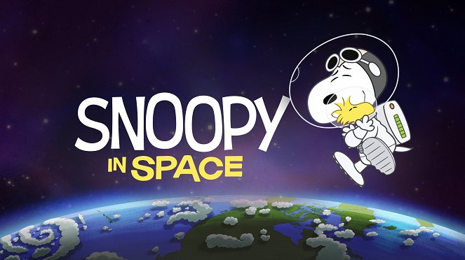 Snoopy im All - Werbefoto