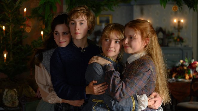 Malé ženy - Z filmu - Emma Watson, Saoirse Ronan, Florence Pugh, Eliza Scanlen