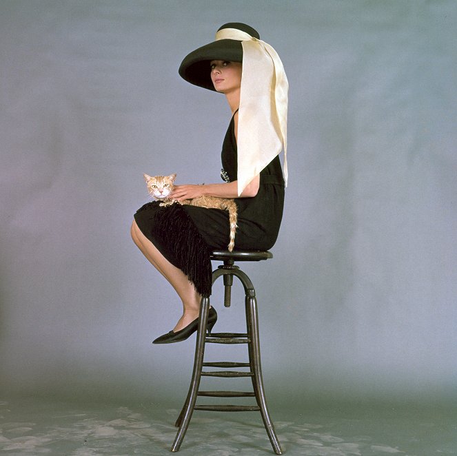 Snídaně u Tiffanyho - Promo - kocour Orangey, Audrey Hepburn