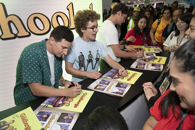 Schooled - Season 2 - Events - THE GOLDBERGS’ Sean Giambrone, Troy Gentile and Sam Lerner and SCHOOLED’S Brett Dier sign autographs for their fans at the ABC booth at 2019 COMIC-CON in anticipation of the season premiere of both hit comedies on Wednesday, September 25, 2019