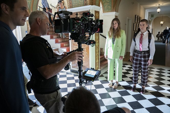 The Politician - Pilote - Tournage - Laura Dreyfuss, Theo Germaine