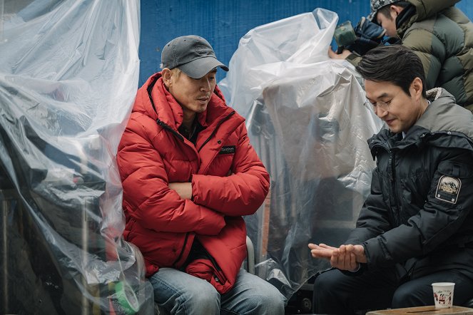 Woosang - Dreharbeiten - Kyung-gu Sol, Han Seok-kyu
