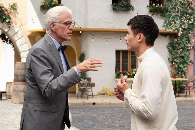 The Good Place - A Girl From Arizona - Part 2 - Van film - Ted Danson, Manny Jacinto