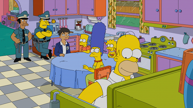 The Simpsons - The Fat Blue Line - Van film