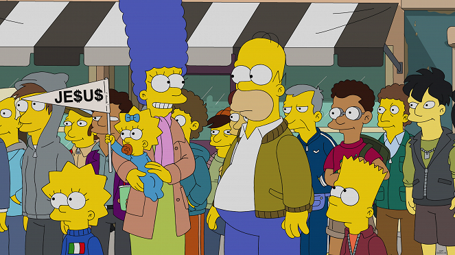 A Simpson család - The Fat Blue Line - Filmfotók