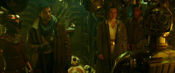 Gwiezdne wojny: Skywalker Odrodzenie - Z filmu - Oscar Isaac, Daisy Ridley, John Boyega