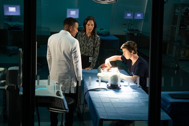 The Good Doctor - First Case, Second Base - Photos - Hill Harper, Sheila Kelley, Freddie Highmore