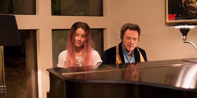 When I Live My Life Over Again - Tournage - Amber Heard, Christopher Walken