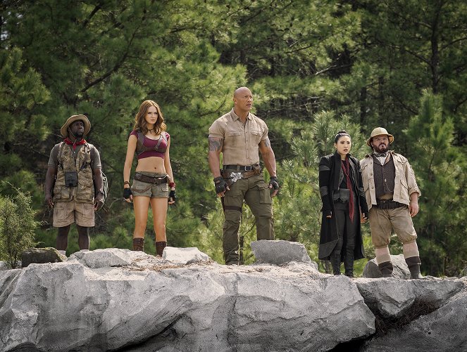 Jumanji: Další level - Z filmu - Kevin Hart, Karen Gillan, Dwayne Johnson, Awkwafina, Jack Black