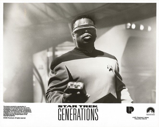 Star Trek: Gerações - Cartões lobby - LeVar Burton