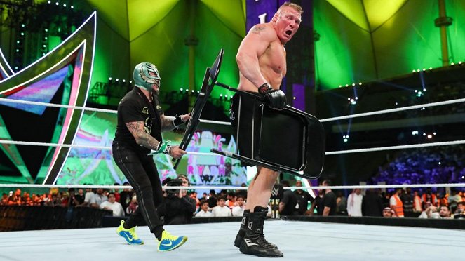 WWE Crown Jewel - Photos - Rey Mysterio, Brock Lesnar
