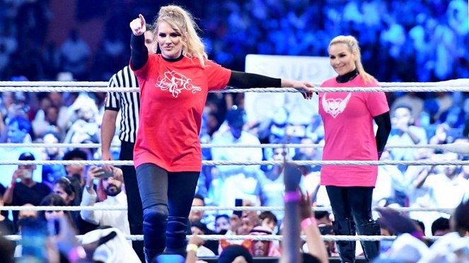 WWE Crown Jewel - Photos - Macey Estrella, Natalie Neidhart
