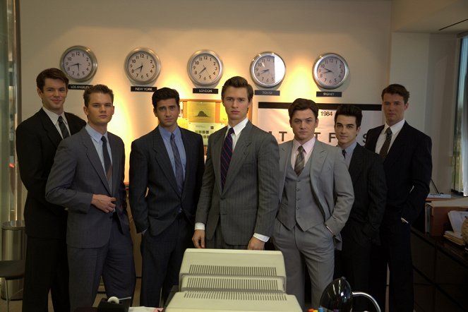 Billionaire Boys Club - Filmfotos - Frederick Keeve, Ryan Rottman, Ansel Elgort, Taron Egerton, Thomas Cocquerel