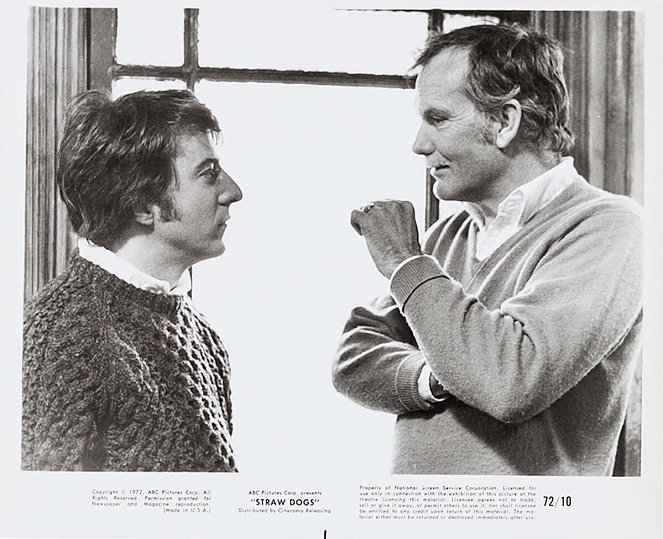 Szalmakutyák - Vitrinfotók - Dustin Hoffman, Sam Peckinpah