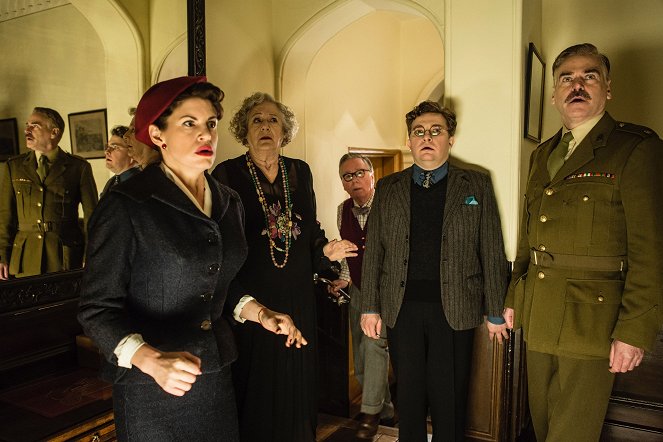Father Brown - The Whistle in the Dark - Photos - Jemima Rooper, Maggie Steed, Jeff Rawle, Jonathan Broadbent, Mark Aiken