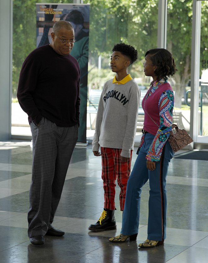 Black-ish - O Mother Where Art Thou? - Photos - Laurence Fishburne, Miles Brown, Marsai Martin