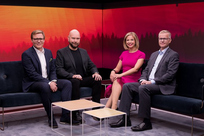 Aamu-TV - Promokuvat - Mikko Haapanen, Totti Toivonen, Anna Lehmusvesi, Juha Hietanen