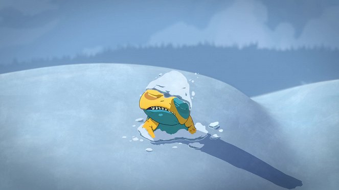 El príncipe dragón - A través del hielo - De la película
