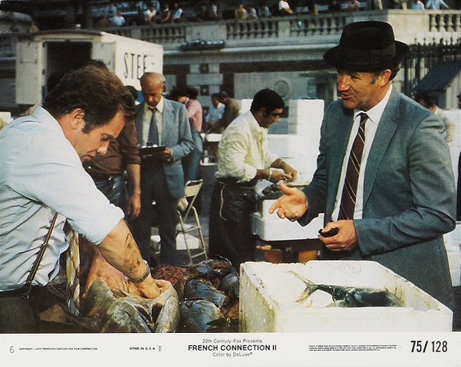 French Connection II - Lobby Cards - Bernard Fresson, Charles Millot, Gene Hackman