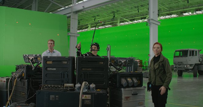 Vingadores: Endgame - De filmagens - Chris Evans, Mark Ruffalo, Scarlett Johansson