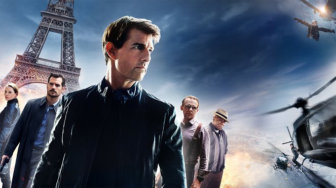 Mission: Impossible - Fallout - Werbefoto - Henry Cavill, Tom Cruise, Simon Pegg, Ving Rhames