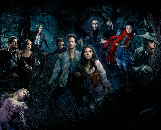 Into the Woods - Werbefoto - James Corden, MacKenzie Mauzy, Emily Blunt, Chris Pine, Anna Kendrick, Meryl Streep, Lilla Crawford