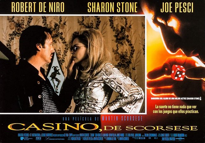 Casino - Cartões lobby - James Woods, Sharon Stone