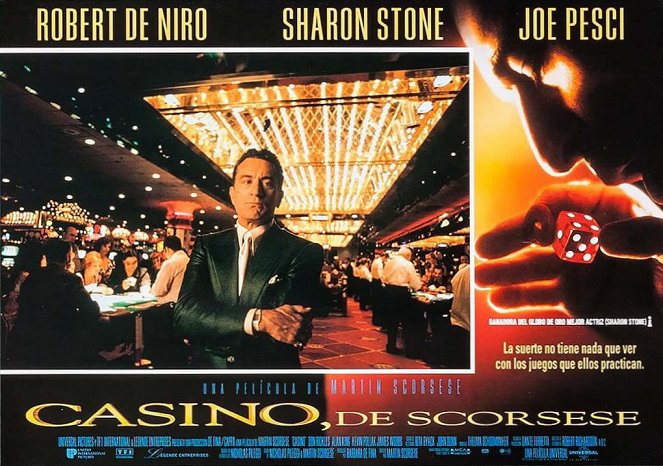 Casino - Cartões lobby - Robert De Niro
