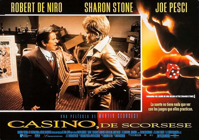 Casino - Lobbykaarten - Joe Pesci, Sharon Stone