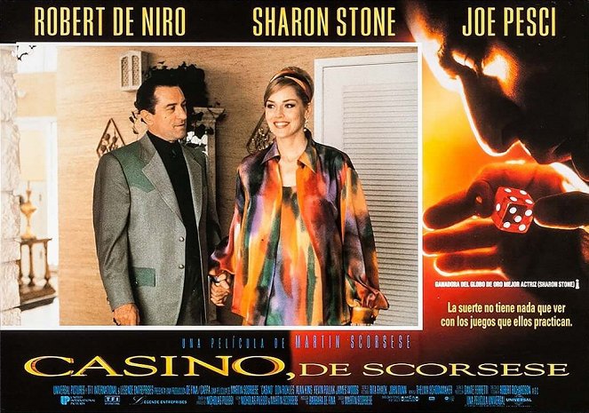 Casino - Lobby Cards - Robert De Niro, Sharon Stone