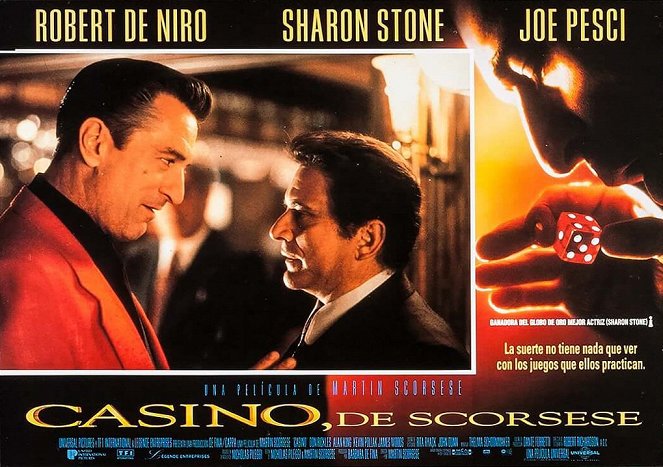 Casino - Lobbykarten - Robert De Niro, Joe Pesci