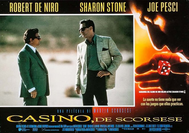 Casino - Cartões lobby - Joe Pesci, Robert De Niro