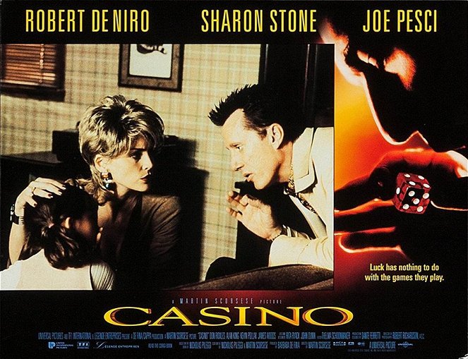 Casino - Lobbykaarten - Sharon Stone, James Woods