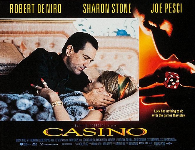Kasyno - Lobby karty - Robert De Niro, Sharon Stone