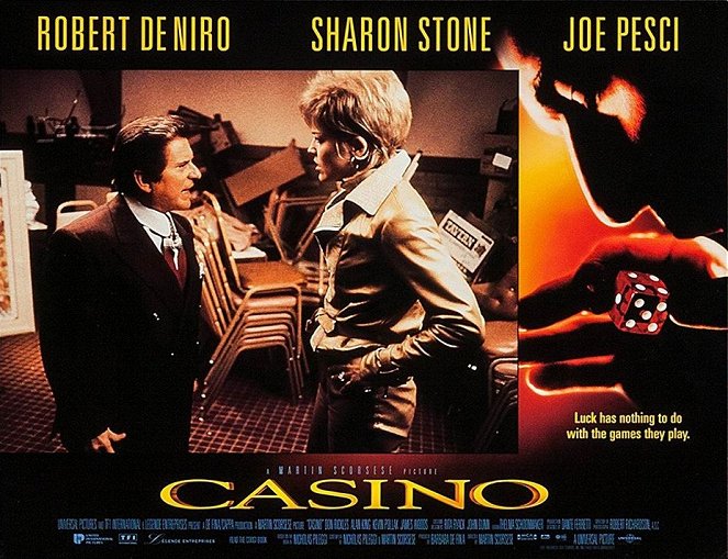 Casino - Cartões lobby - Joe Pesci, Sharon Stone