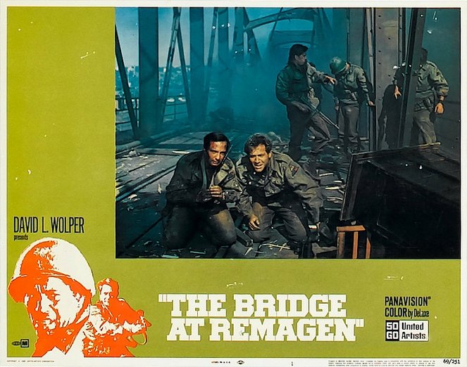 De brug bij Remagen - Lobbykaarten - Ben Gazzara, George Segal