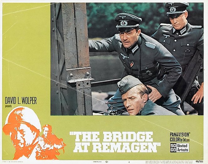 De brug bij Remagen - Lobbykaarten - Robert Vaughn, Hans Christian Blech