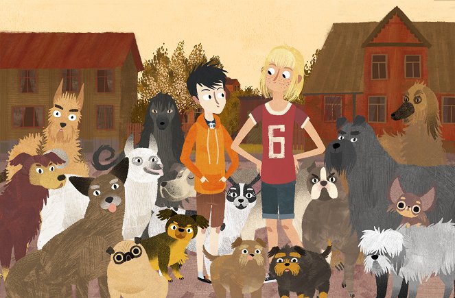 Jacob, Mimi y los perros del barrio - Arte conceptual