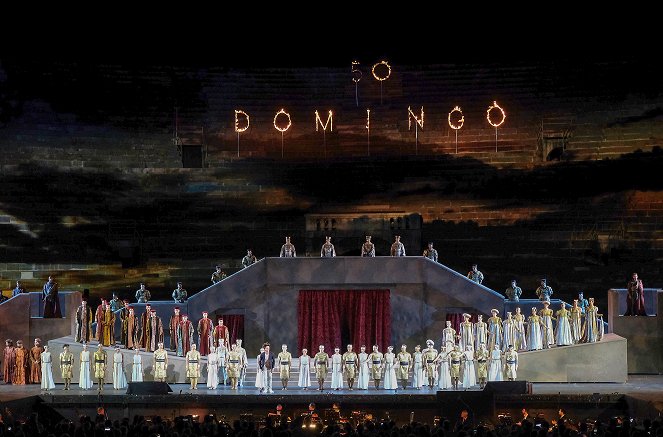 Plácido Domingo 50. évfordulós gálakoncertje a Veronai Arénában - Filmfotók