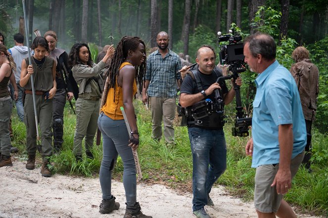 The Walking Dead - Nichts ist wie zuvor - Dreharbeiten - Avianna Mynhier, Sydney Park, Danai Gurira, Kenric Green