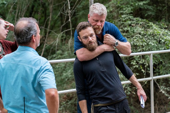The Walking Dead - Ouvre les yeux - Tournage - Ross Marquand, Michael Cudlitz