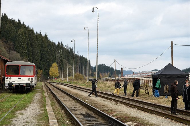 Strážmistr Topinka - Zločin ve vlaku - Forgatási fotók