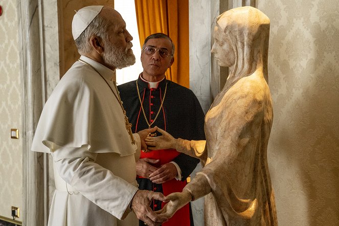 Nový papež - Epizoda 4 - Z filmu - John Malkovich, Massimo Ghini