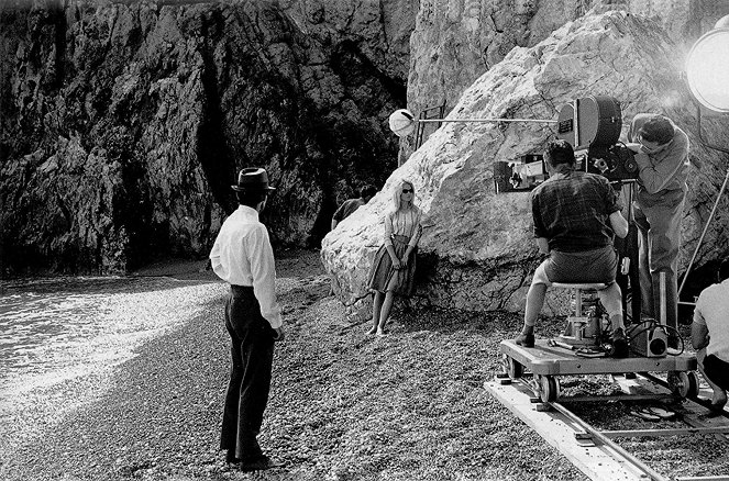 Le mépris - Dreharbeiten - Brigitte Bardot